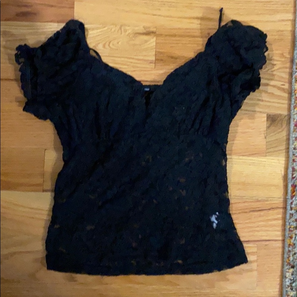Black Lace Shirt Bundle 2 for 6$